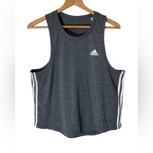 CC2- Adidas Women’s XL Performance Athletic Tank Heather Gray Aeroready Tee